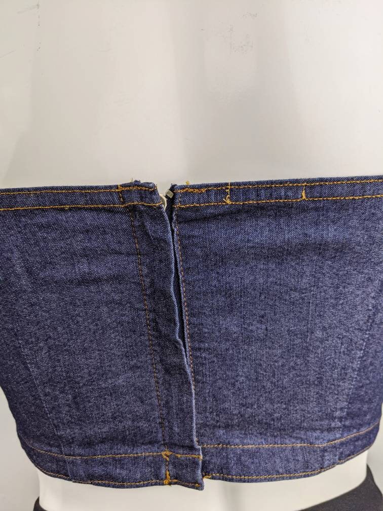 新品　90s FENDI JEANS タンクトップ　ノースリーブ　ヴィンテージ 新品90s FENDI JEANS タンクトップノースリーブヴィンテージ