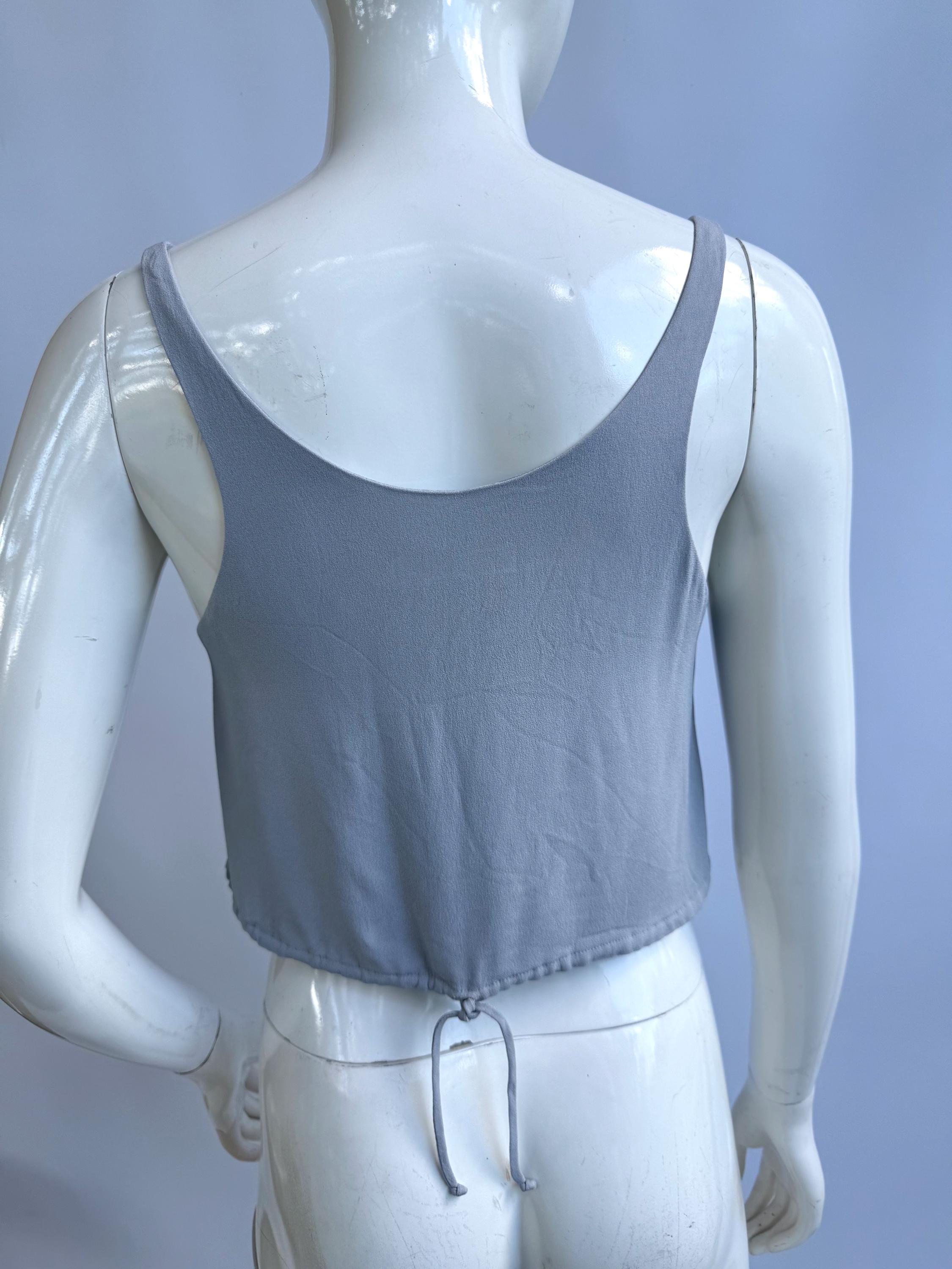 トップス 90s~ EMPORIO ARMANI Cropped L/S Cut-sew Vintage 90s Emporio Armani Top, Cropped Cami Top - Etsy