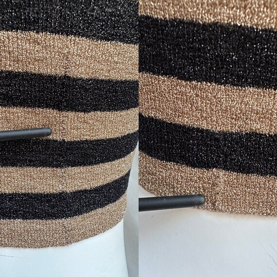 Vintage 90s Dolce Gabbana Knit Striped Top, Tank Shine Top - Etsy