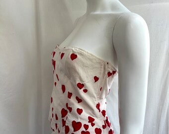 【送料&関税込】Moschino Top Bustier Sexy Vintage Moschino Cheap And Chic Ivory Lace Corset
