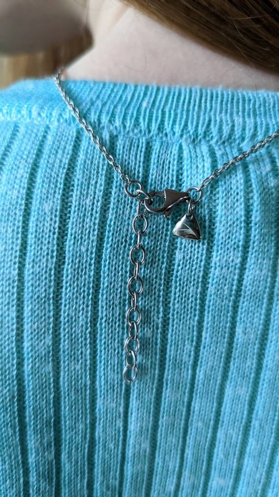 Y2k Vintage Thierry Mugler Silver Necklace, Star Crystals Pendant
