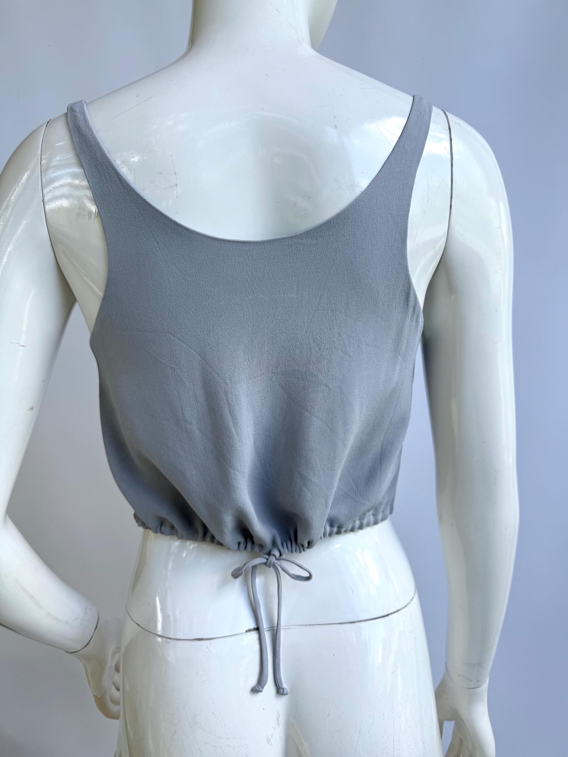 Vintage 90s Emporio Armani Top, Cropped Cami Top - Etsy