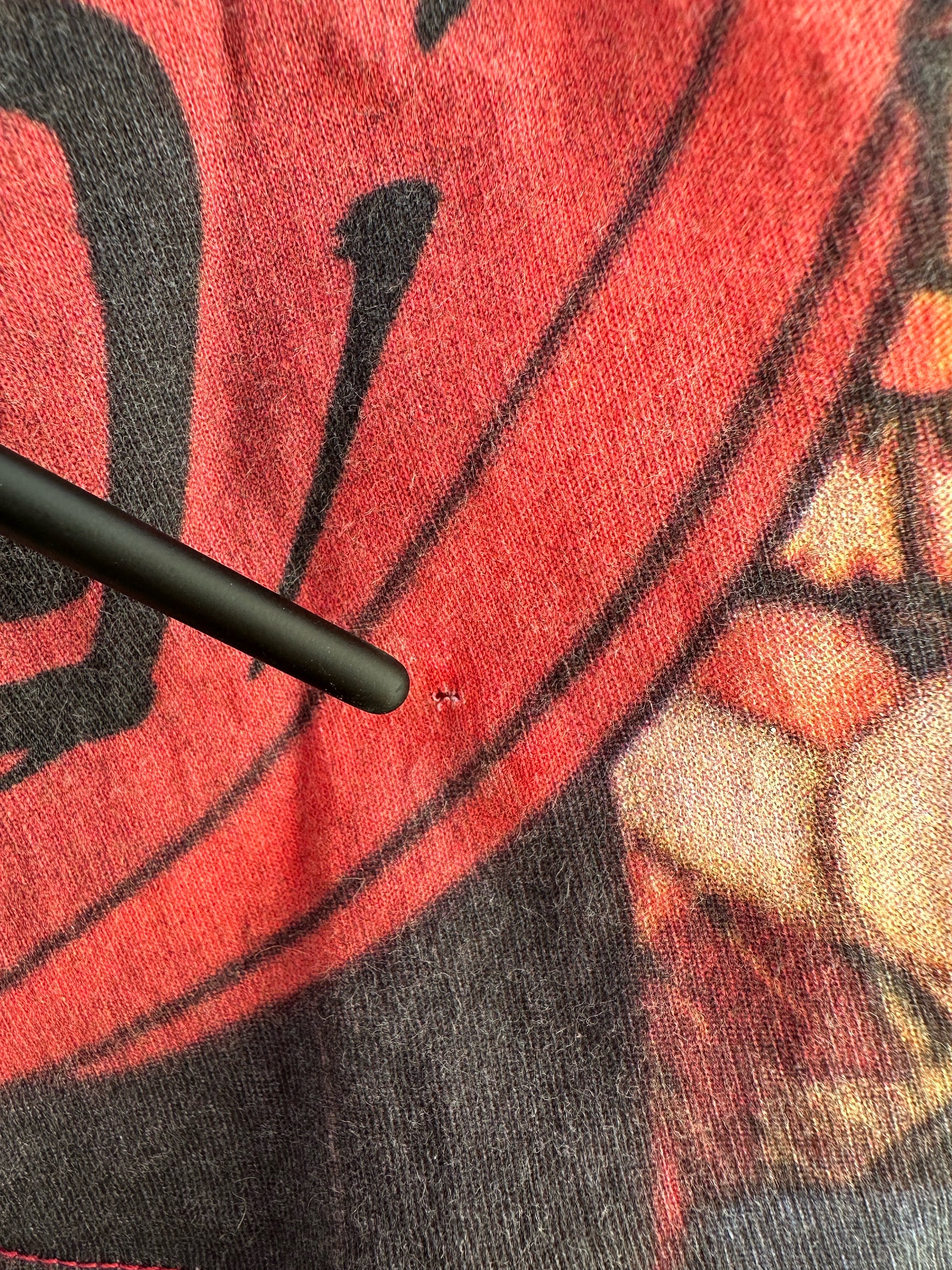 Y2k Vintage Moschino Red Tank Top, Japanese Woman Geisha