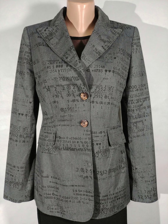 MOSCHINO women's jacket | Size 42/8 | Designer Jac