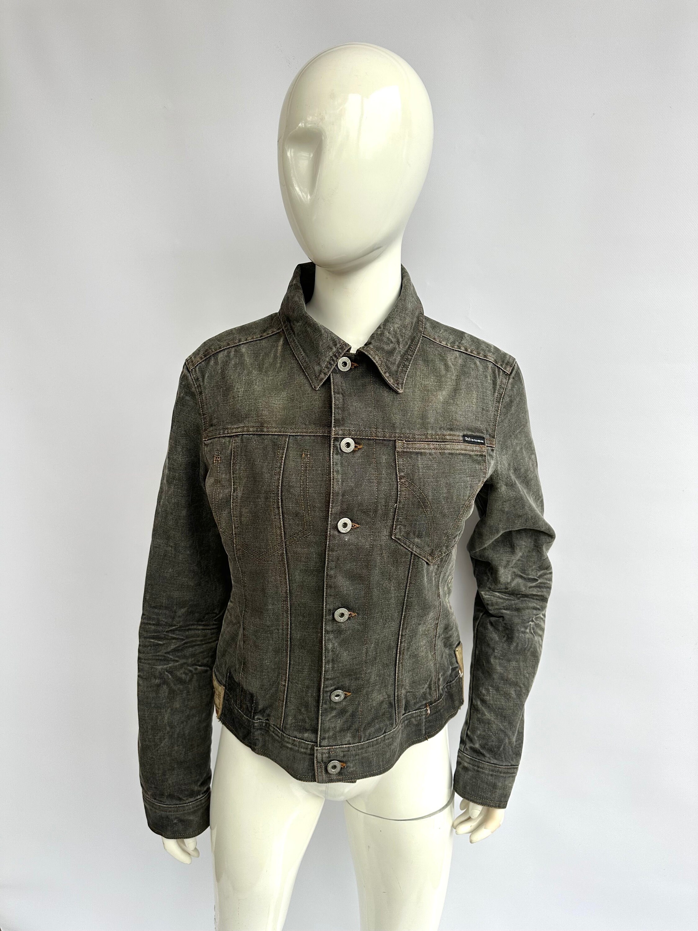 ドルチェアンドガッバーナ ジャケット ヴィンテージ 短丈 大きいサイズ Y2K ドルチェアンドガッバーナ ジャケット ヴィンテージ 短丈 大きいサイズ Y2K