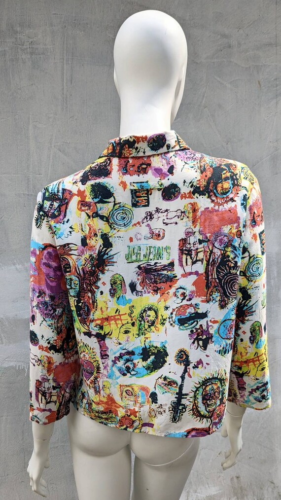 vintage 90s JP GAULTIER blouse. overprint Basquia… - image 3