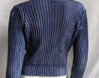 Y2k Vintage DOLCE GABBANA Ribbed Sweater. Tie Dye Knitting