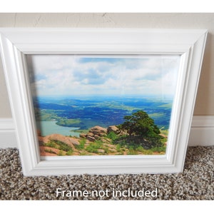 View from the Wichita's View from Elk Mountain in the Wichita Mountains in Southern Oklahoma, 8x10 Photo Print image 2