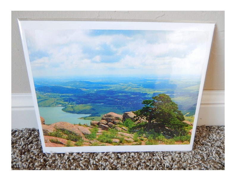 View from the Wichita's View from Elk Mountain in the Wichita Mountains in Southern Oklahoma, 8x10 Photo Print image 5