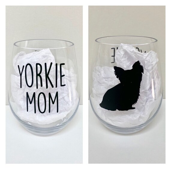 Yorkie Wine Tumbler Yorkie Wine Tumbler