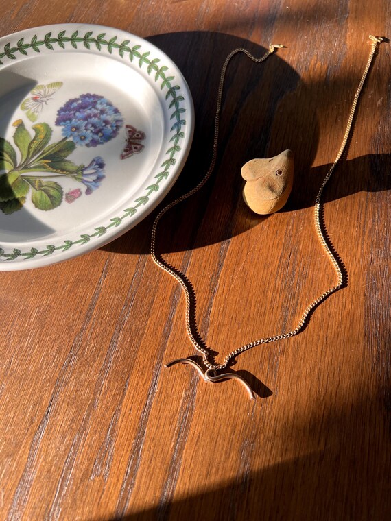 Original Dated Antique SWIRL T Bar Toggle Chunky … - image 3