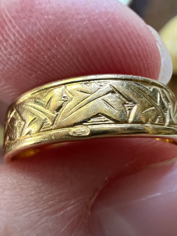 IVY French VICTORIAN Antique 18k Gold Eternity Ba… - image 7