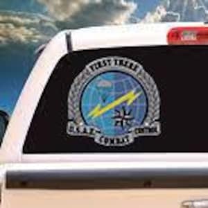 USAF, US Air Force, Combat Control Badge, Military Emblem for Laptops Cars, Patriotic Gift for Air Force Fans
