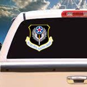 USAF,US Air Force, Major Commands, AF Special Ops, , Military Emblem for Laptops Cars, Patriotic Gift for Air Force Fans