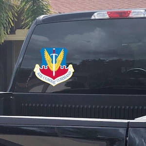 USAF, Air Force Sticker, Air Combat Decal, Military Emblem for Laptops Cars, Patriotic Gift for Air Force Fans