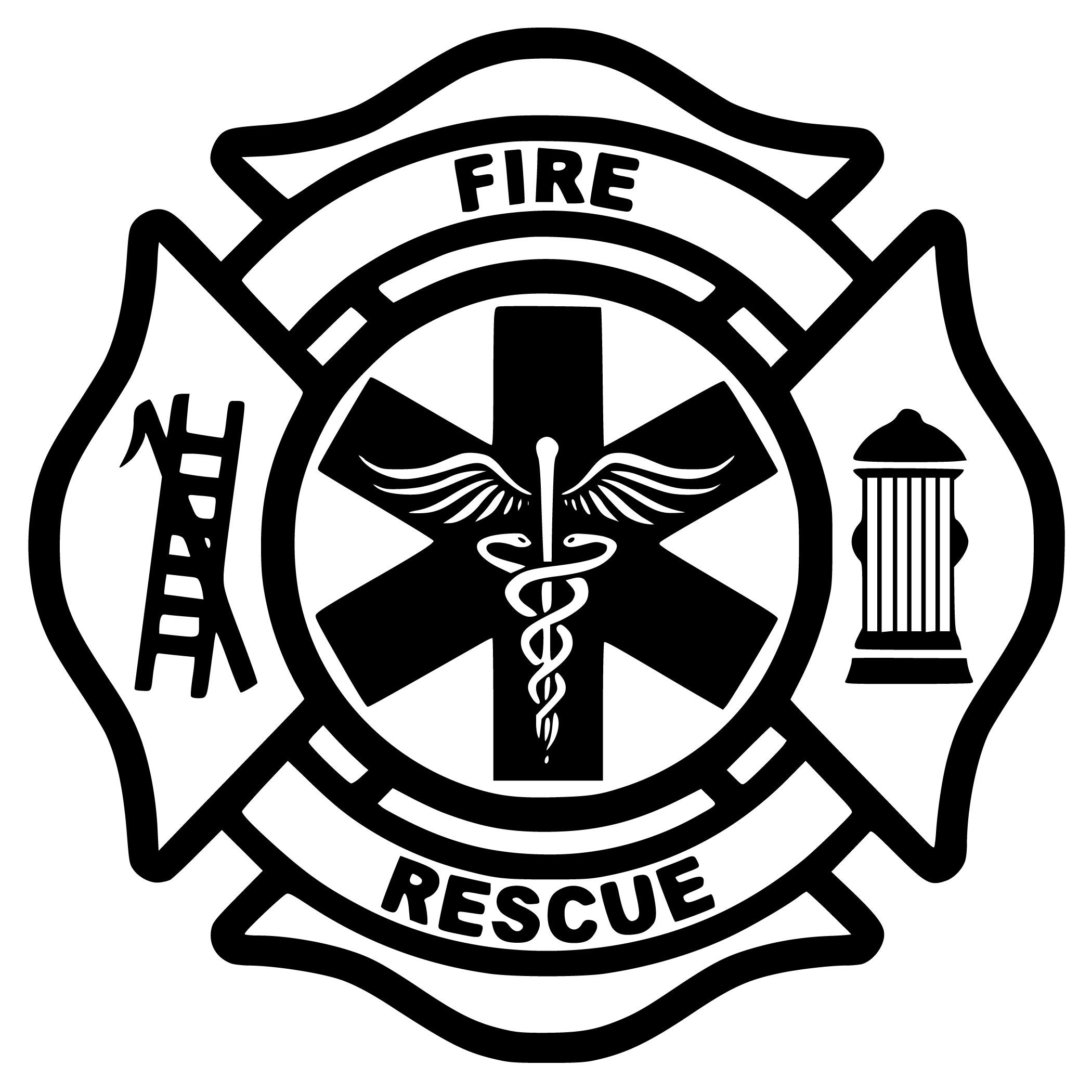 Fire Rescue Maltese Cross