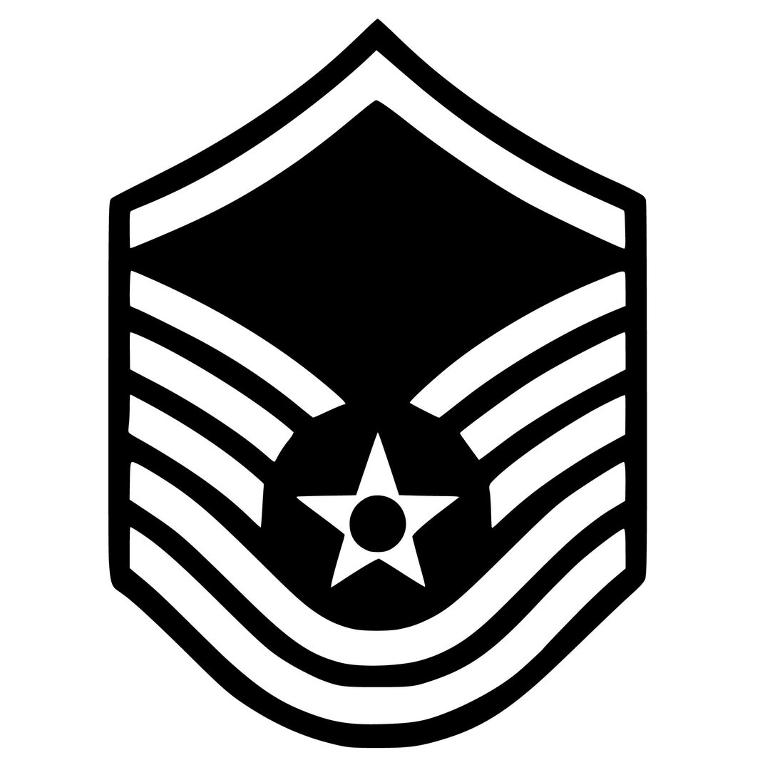USAF US Air Force E7 E7 Master Sergeant Enlisted Car Sticker Decal