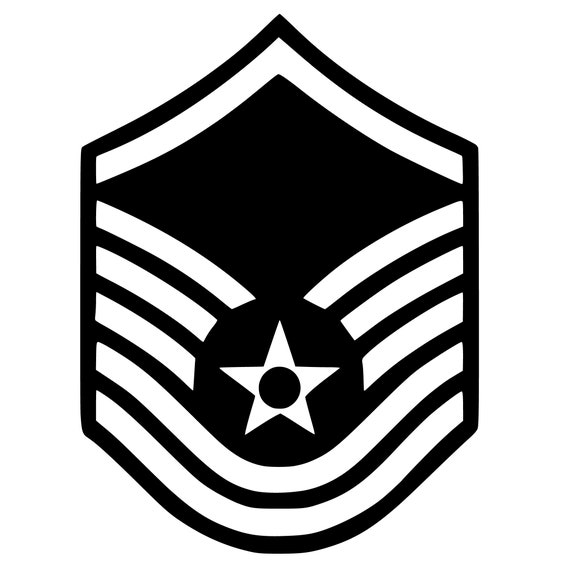 USAF US Air Force E7 E7 Master Sergeant Enlisted Etsy