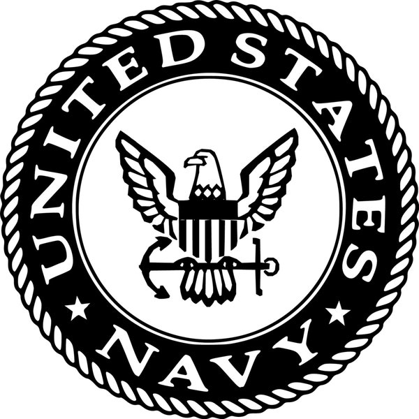 Navy U.S. Navy Navy Logo Car Sticker Car Decal Window Sticker  Decal  N06