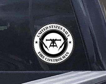 Fire Controlman Patch FC Fire Controlman Navy Vinyl Decal, U.S. Navy Rate Sticker - Etsy