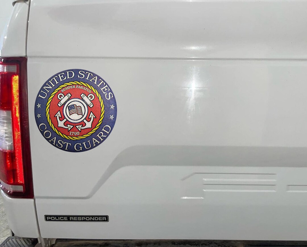 USCG - Coast Guard - Semper Paratus - Insignia - Car Sticker - Car ...