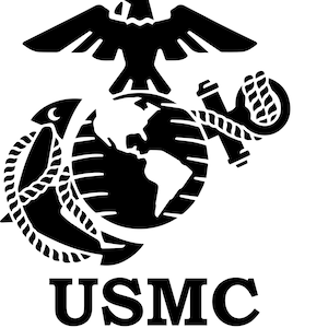 USMC Marine Eagle, EGA, Eagle Globe Anchor, Marine Corps gift, Corp Marine Corp, Car Decal, Window Sticker, Decal