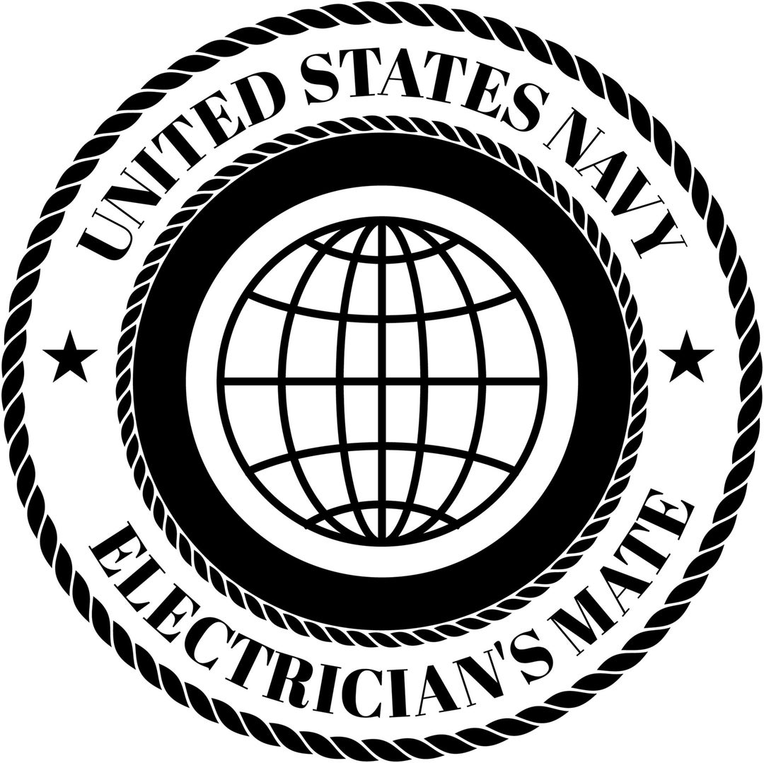 Electrician's Mate EM Navy US Navy Navy Rate Military USA - Etsy