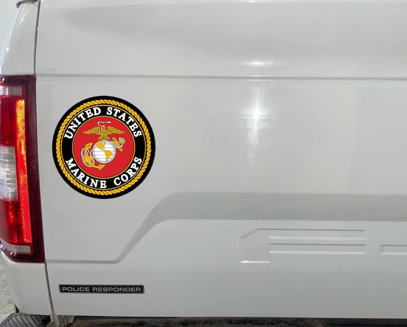 USMC, Marines, Marine Corp, Navy, Car Sticker, Car Decal, Personalize ...