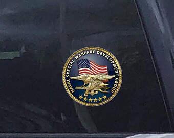US Navy - Navy Special Warfare -SEALS - USN - Navy - Car Sticker -  Car Decal -  Window Sticker -  Decal -N21