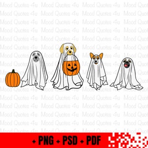 Ghost Dog Shirt, 2022 Happy Halloween, Halloween Dog, Ghost Dog Png, Halloween Png, Cute ghost png, Retro Halloween png, Funny Halloween Png
