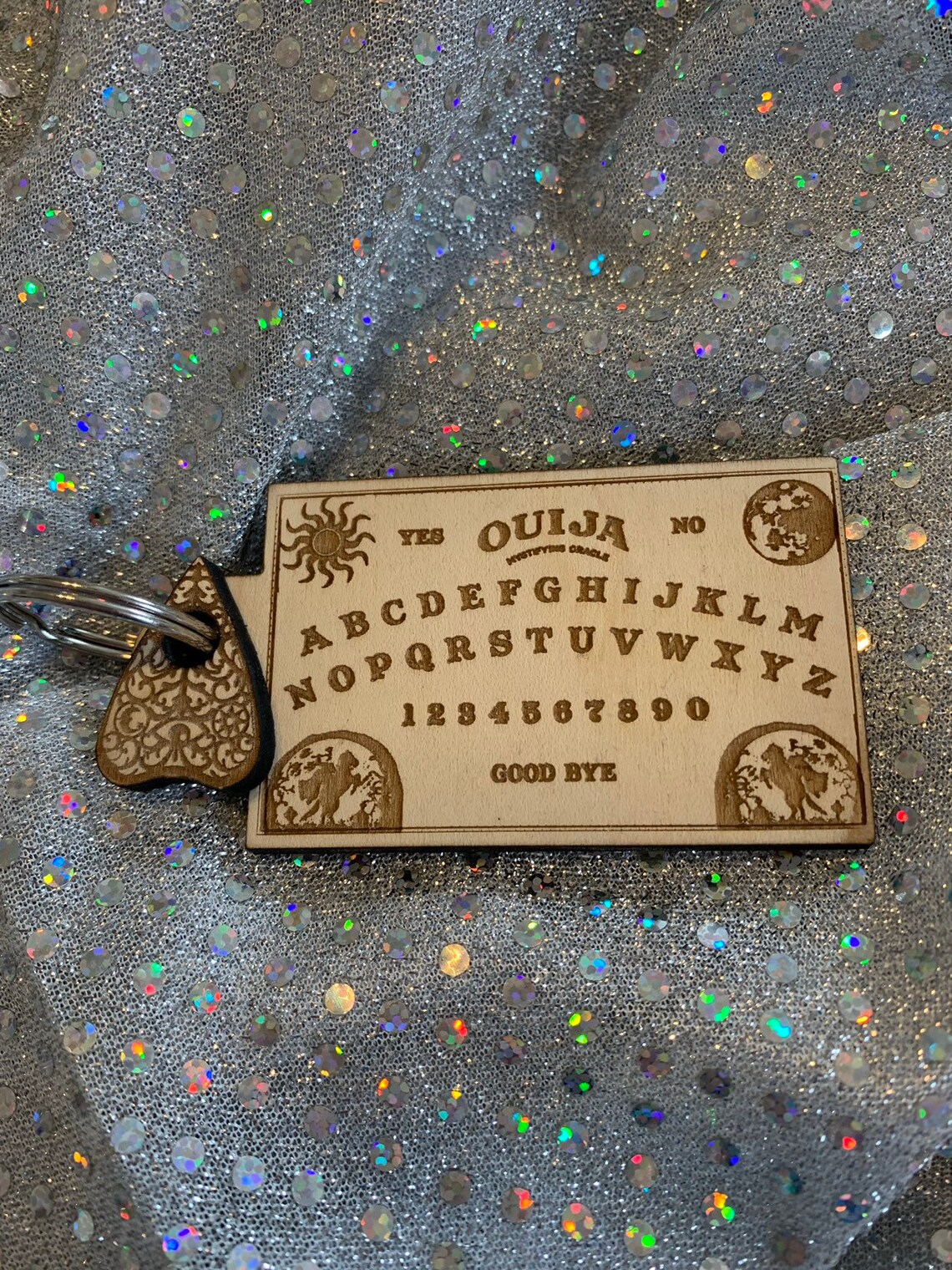 Ouija board keychain Etsy