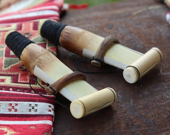2 lengüetas para duduk armenio, instrumento musical duduk, ramish, ramish. Madera de bambú hecha a mano.