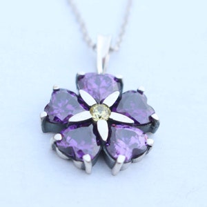 ANMORUK Forget Me Not Flower Sterling Silver 925 ARMENIAN Genocide ...
