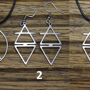 Florence en de Machine band hanger oorbellen Roestvrij staal koning teksten ketting logo symbool pin Indie rock indiepop barokke kamerkunst