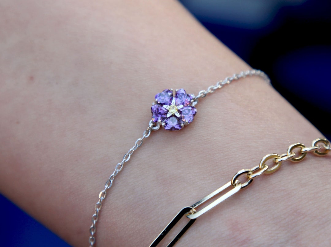 Anmoruk Bracelet- Sterling Silver Flower 925 ARMENIAN Stone Jewelry ...