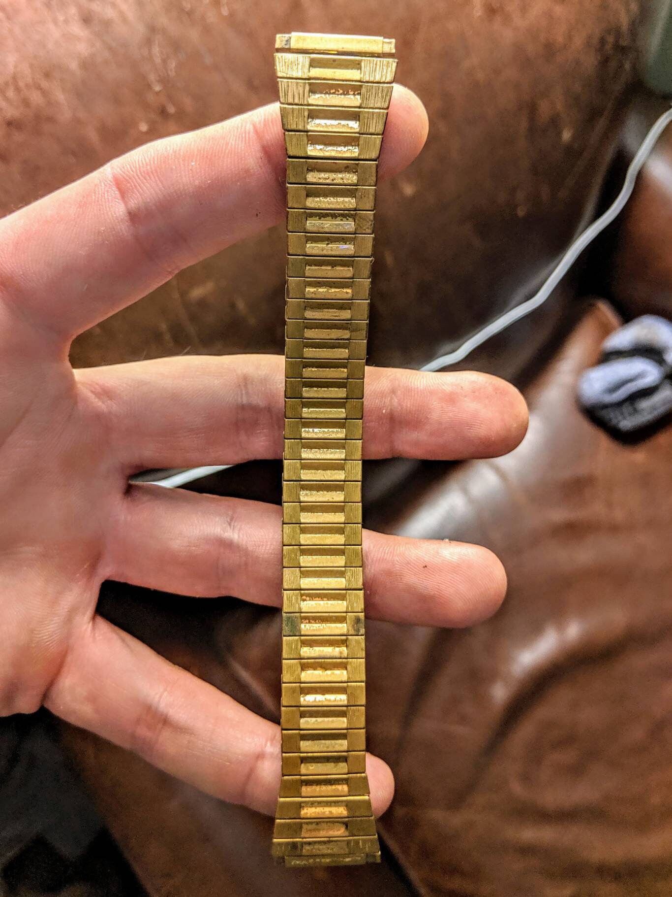 Vintage Gold/Bronzetone Watch Bracelet Etsy