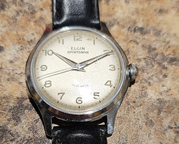 Vintage Elgin Sportsman Watch - Etsy