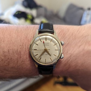 Vintage Spritzer & Fuhrmann Mechanical Alarm Watch