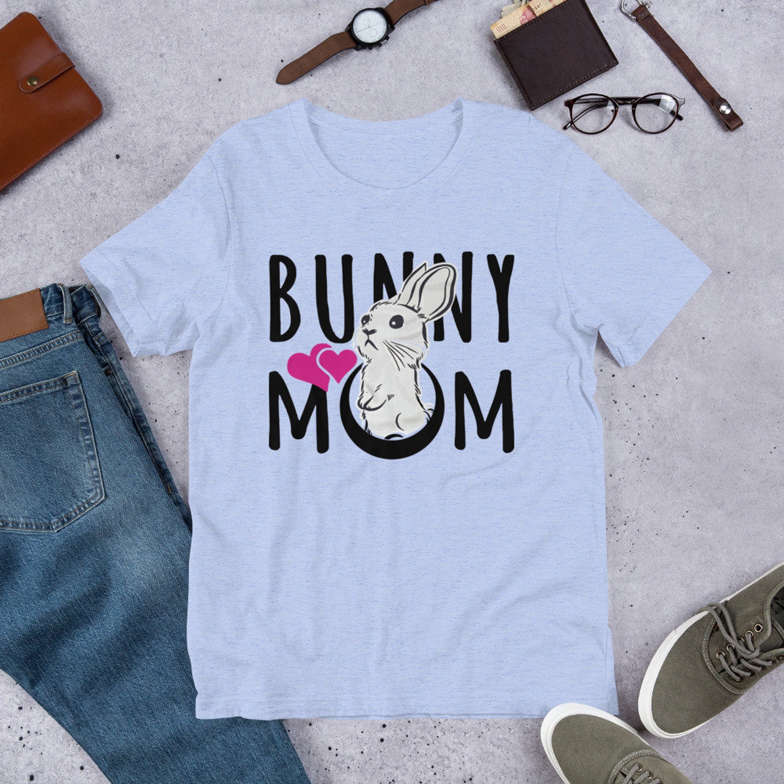BUNNY MOM T-Shirt Great Gift for Bunny MOMs | Etsy