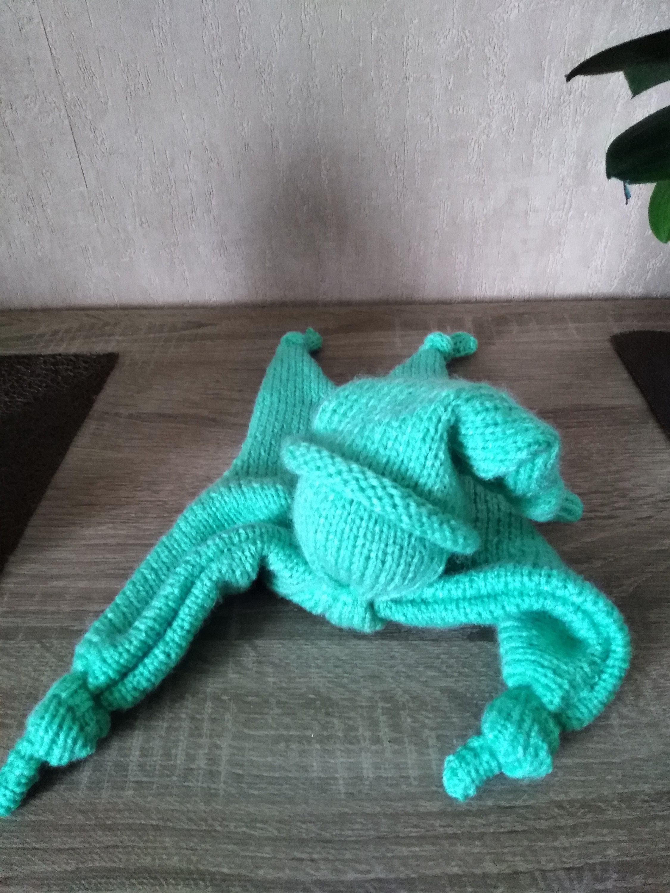 Doudou lutin tricot fait main - Un grand marché