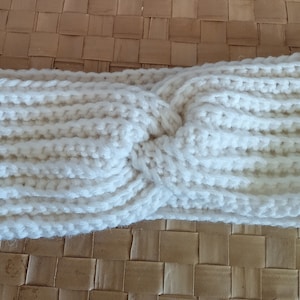 The thick crochet headband