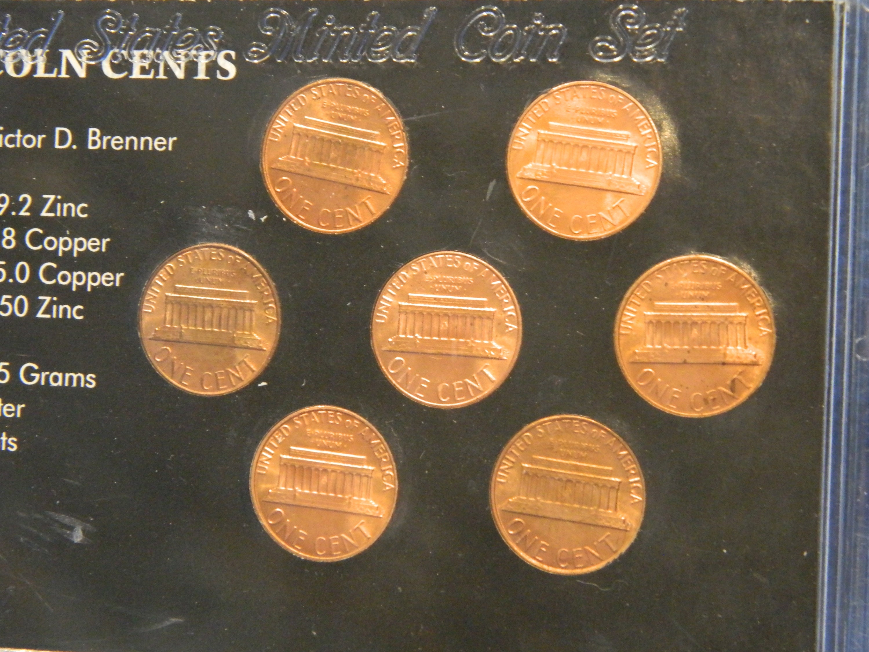 Shell Case Penny Collection and Lincoln Cents 1996 1982 Etsy
