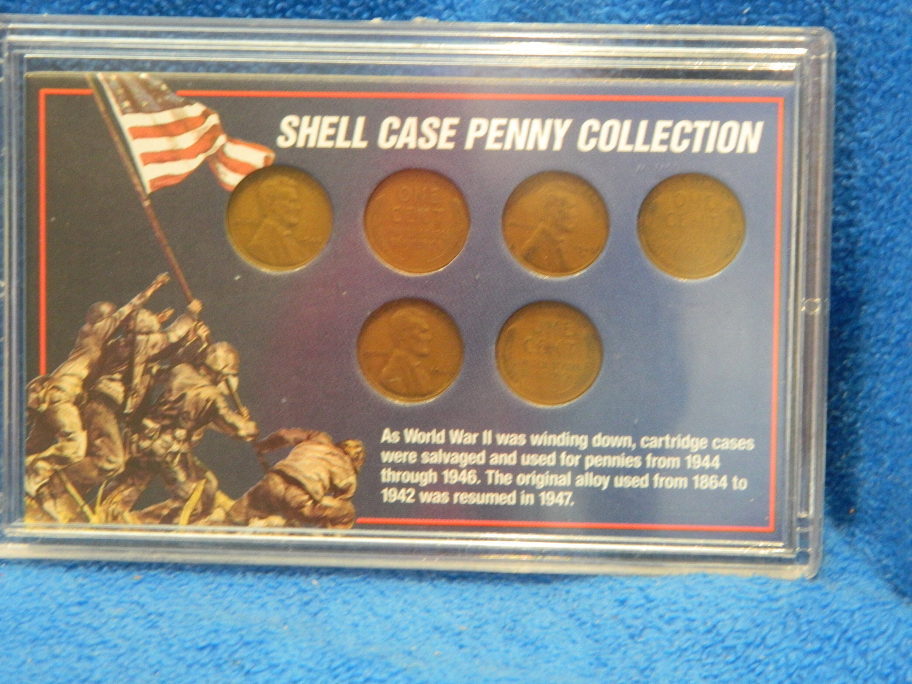 Shell Case Penny Collection and Lincoln Cents 1996 1982 Etsy