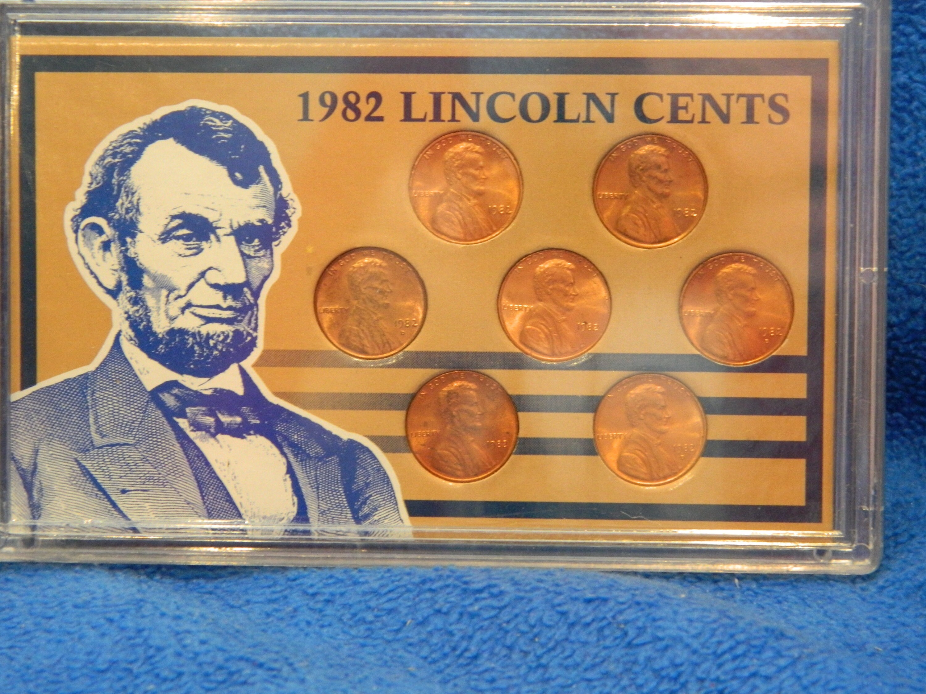 Shell Case Penny Collection and Lincoln Cents 1996 1982 Etsy