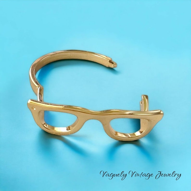 Vintage Kate Spade Lookout Glasses Bangle, In The Shade Novelty Accessory, Stylish Arm Candy, Unique Gift for Fashion Lovers image 2