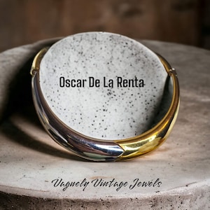 Rare Find Vintage Oscar De La Renta Choker - 70s Statement Necklace, Perfect Gifts for Women, Unique Jewelry Find