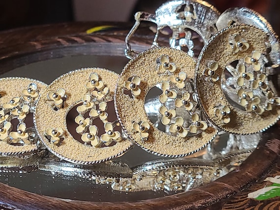 Unique Vintage  Bracelet and Earring Set - image 1