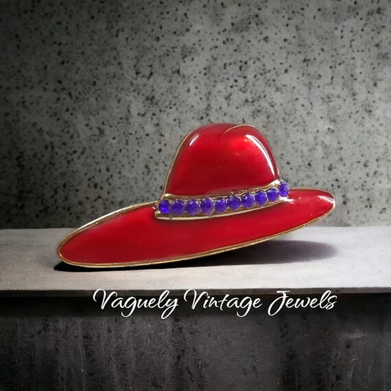Red hat pins and brooches sale
