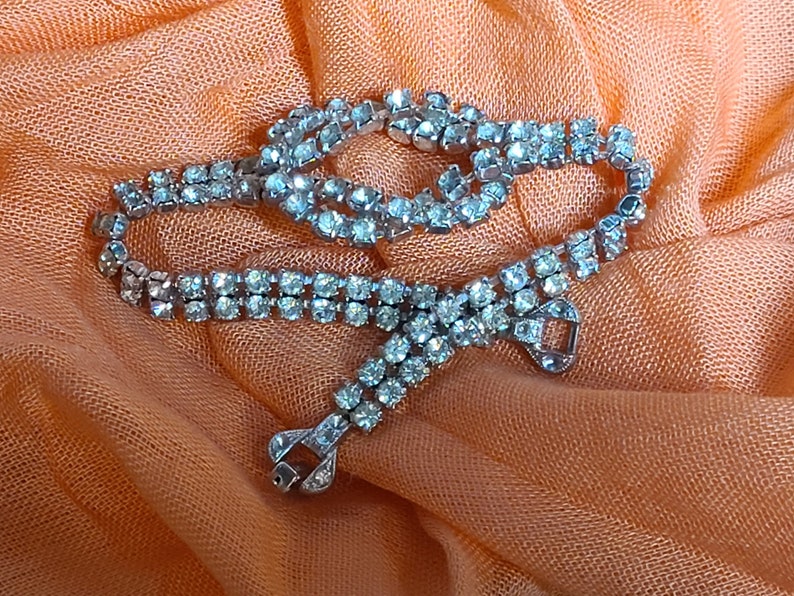 vintage kramer rhinestone bracelet