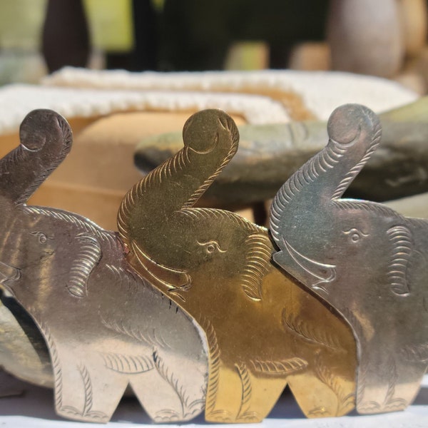 Elephant Hair Clip Etsy